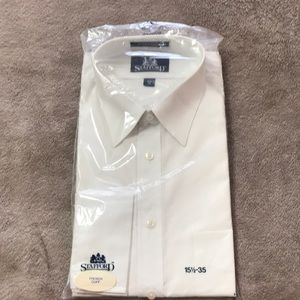 Stanford. Button down shirt. French cuff. Size 15 1/2.  35